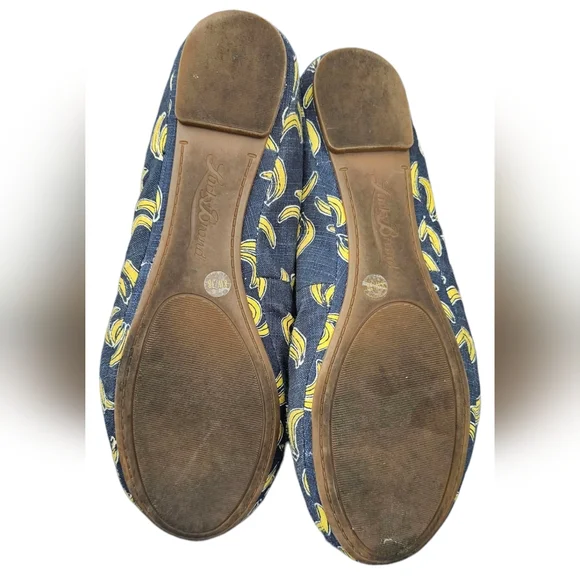 Lucky Brand GO BANANAS!!!! Dainty Low Profile Flats With Bananas - Picture 4 of 8